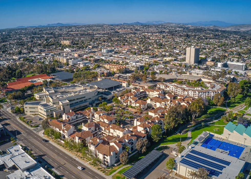 Aerial view of Chula Vista.