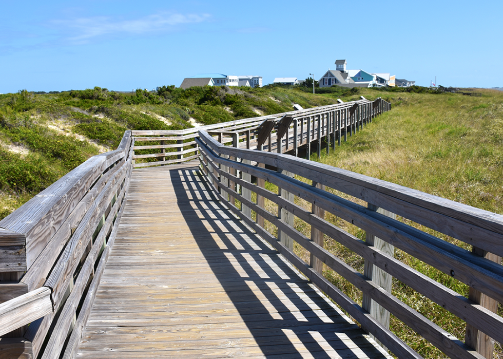 Boardwalk to Caswell Beach.