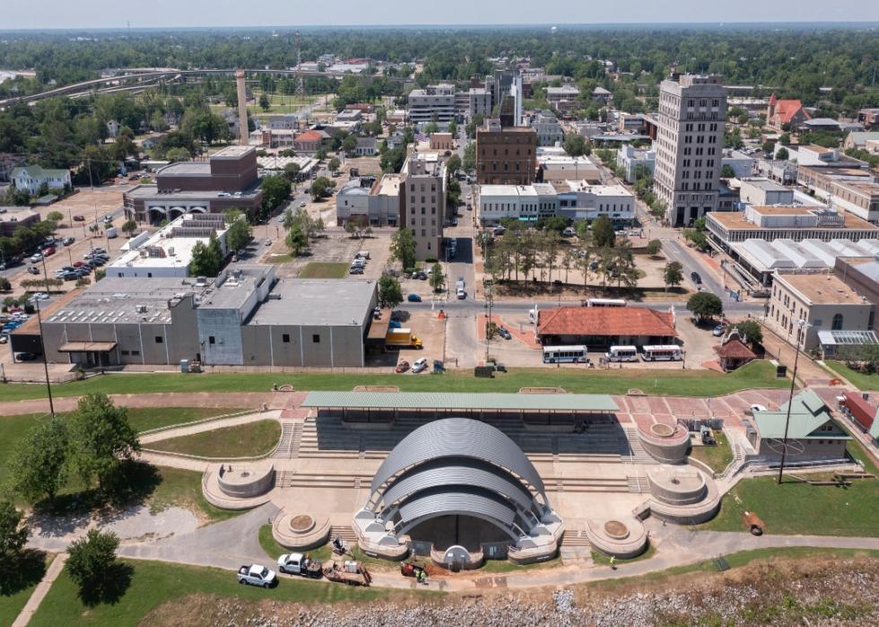 An aerial view of Alexandria.