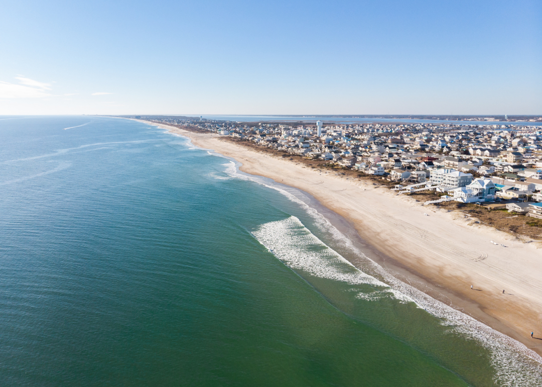 An aerial view of Atlantic Beach.