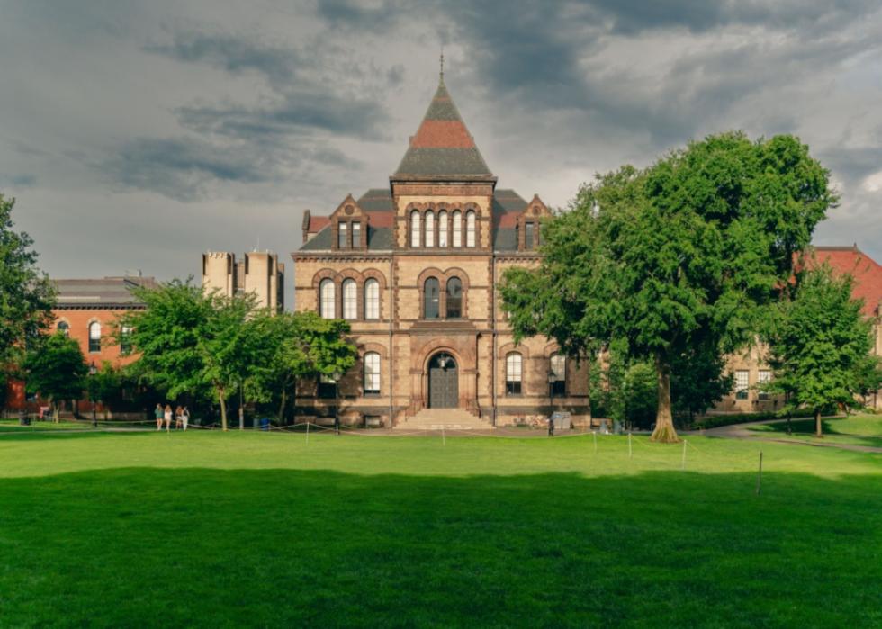 Sayles Hall at Brown University.