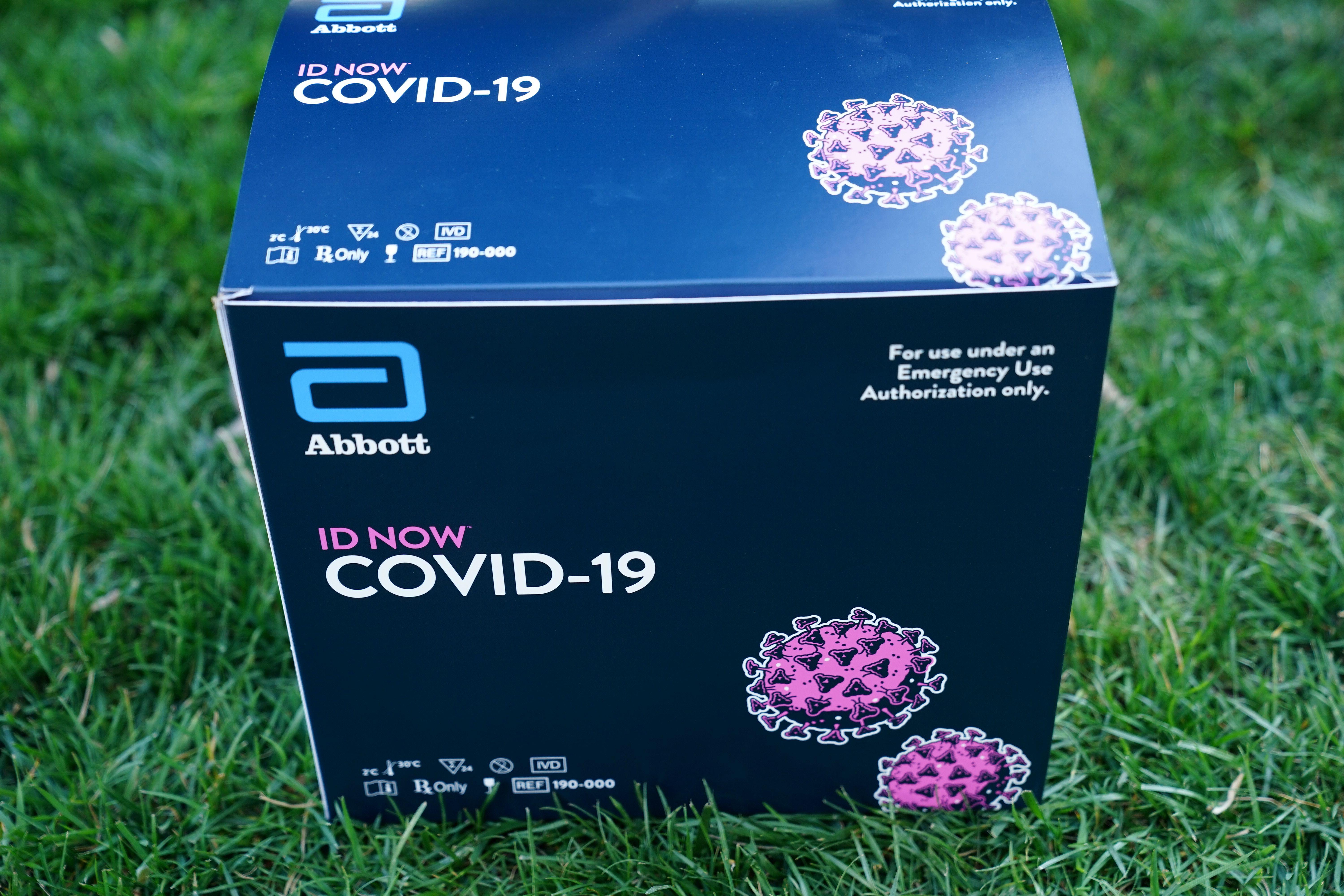 Abbott Labs COVID-19 test.