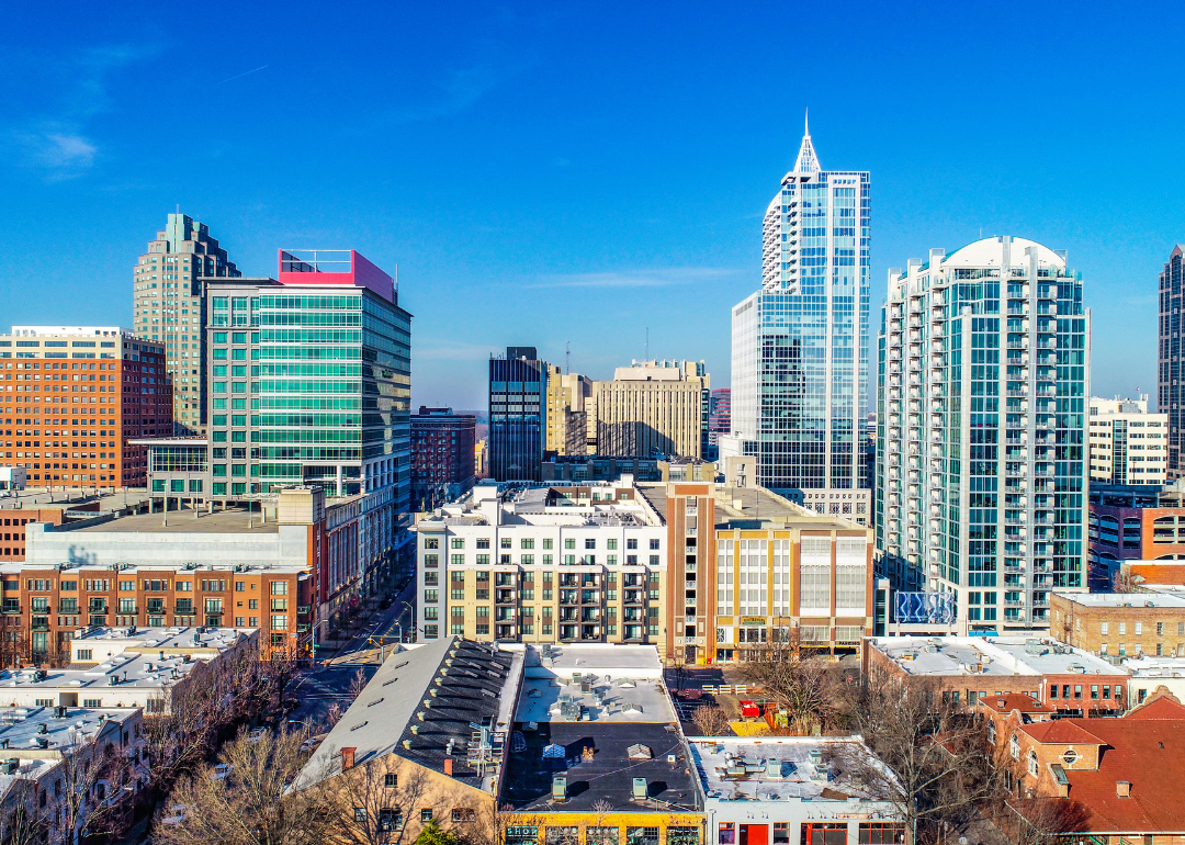 The Raleigh skyline.