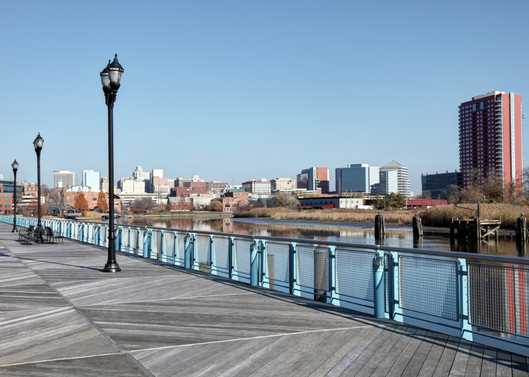 A view from a pier in Wilmington.