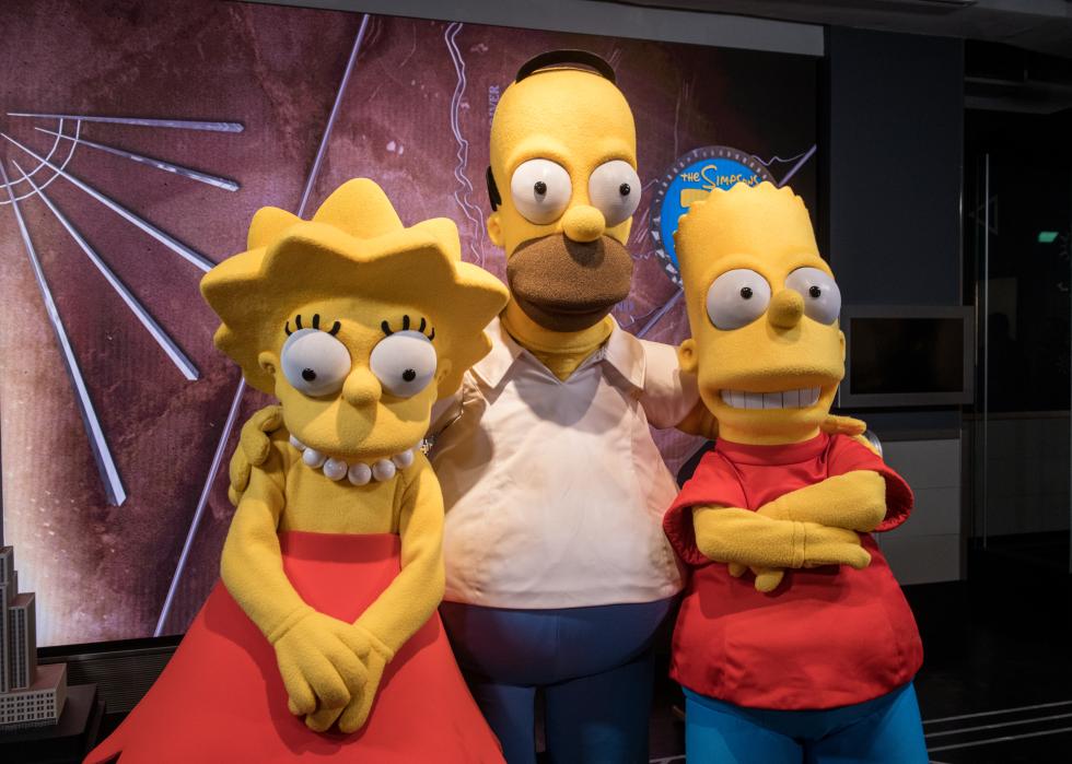 NEW YORK, NY - DECEMBER 17: Lisa Simpson visits The Empire State Building to celebrate the 30th anniversary of "The Simpsons" at The Empire State Building on December 17, 2018 in New York City.