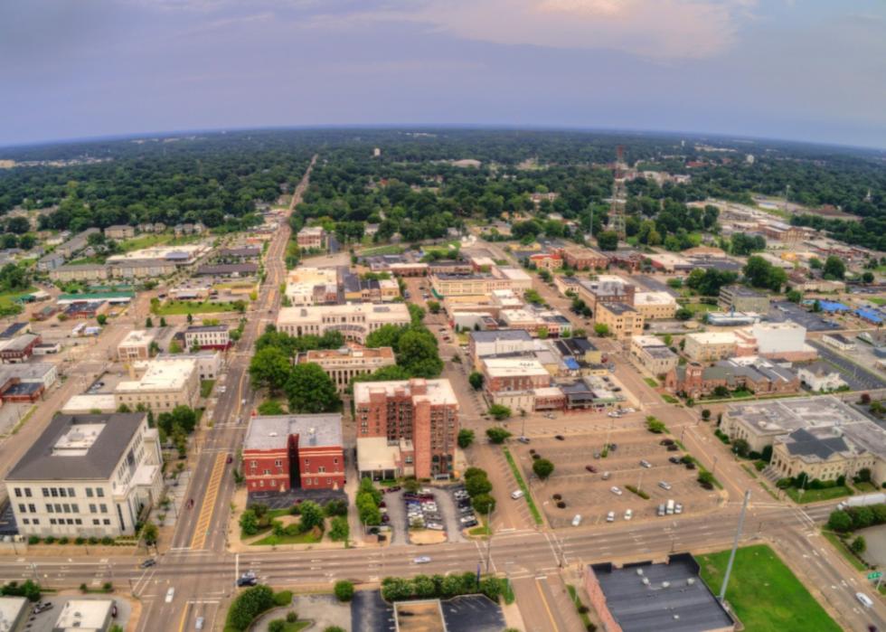 An aerial view of Jackson.