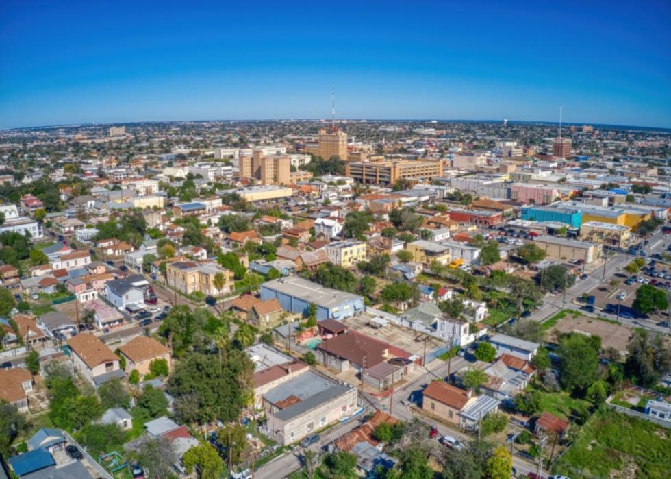 An aerial view of Laredo.