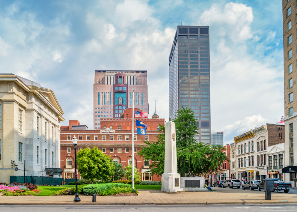 Downtown Louisville.