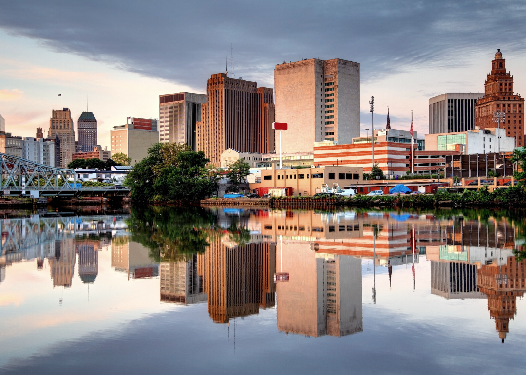 Newark, New Jersey, cityscape.