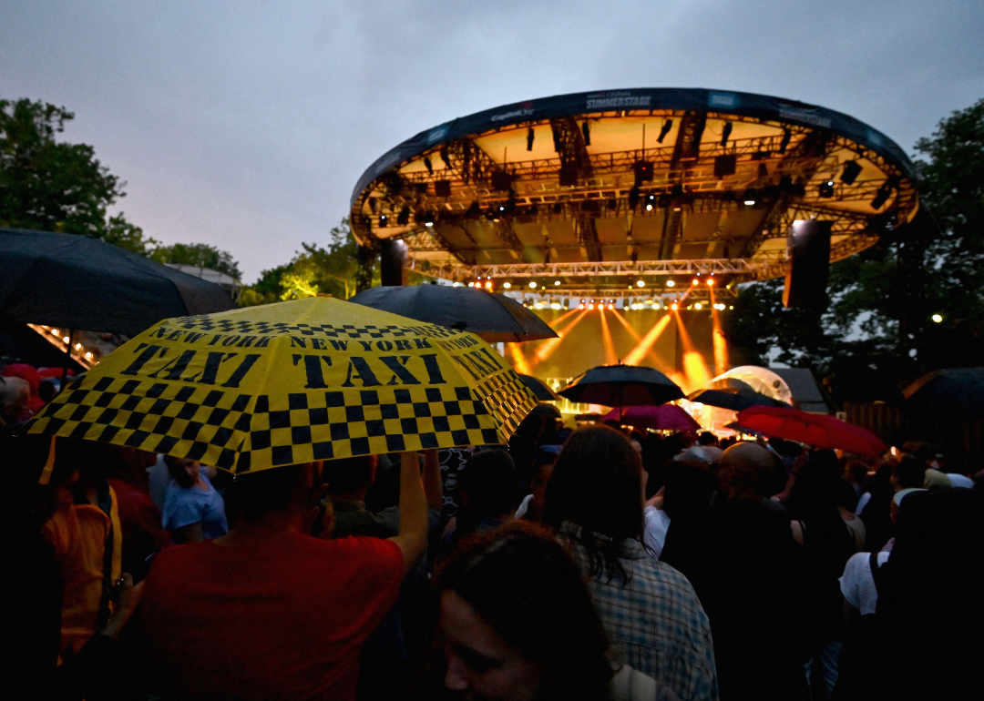 MC Solaar performs at the Capitol One City Parks Foundation SummerStage in New York