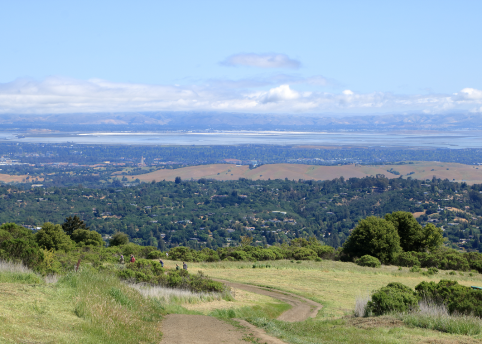 View from the summit of Windy Hill.