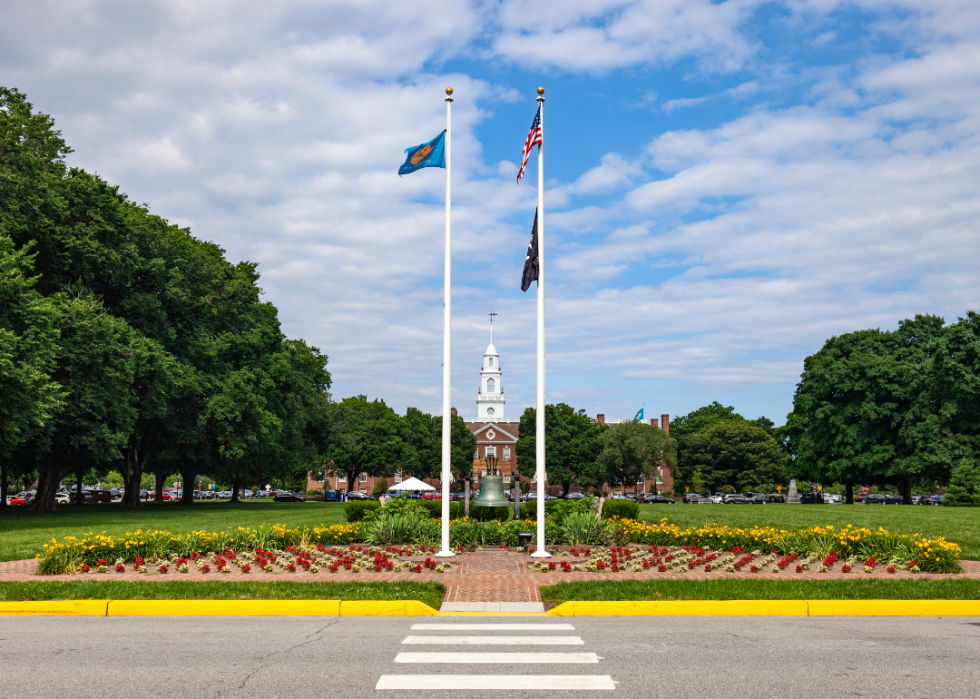 The capitol building in Dover.