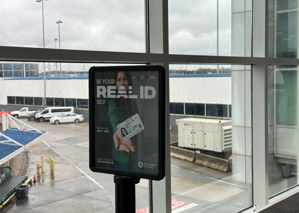 A message board that says Be your Real ID self.