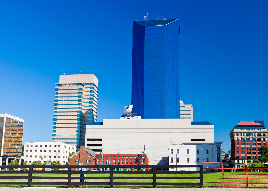 Buildings in downtown Lexington.