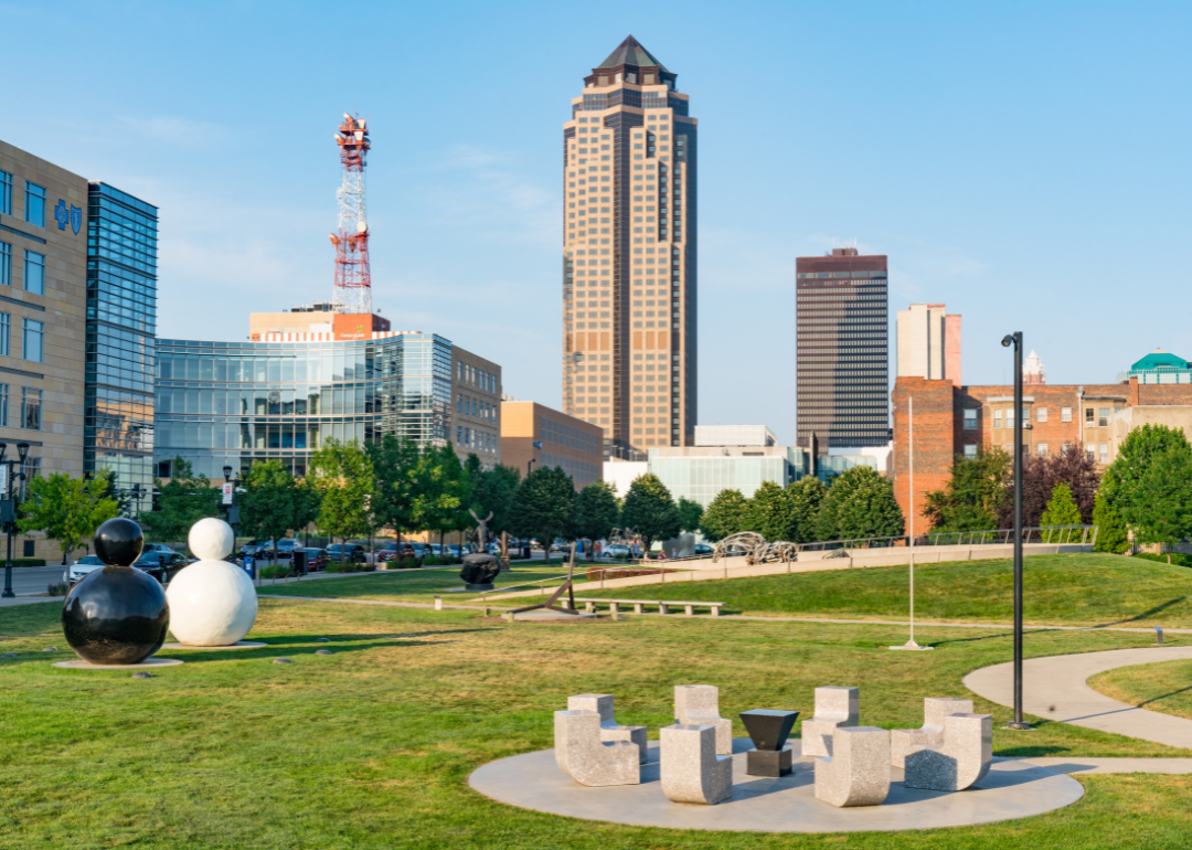 The Des Moines skyline.