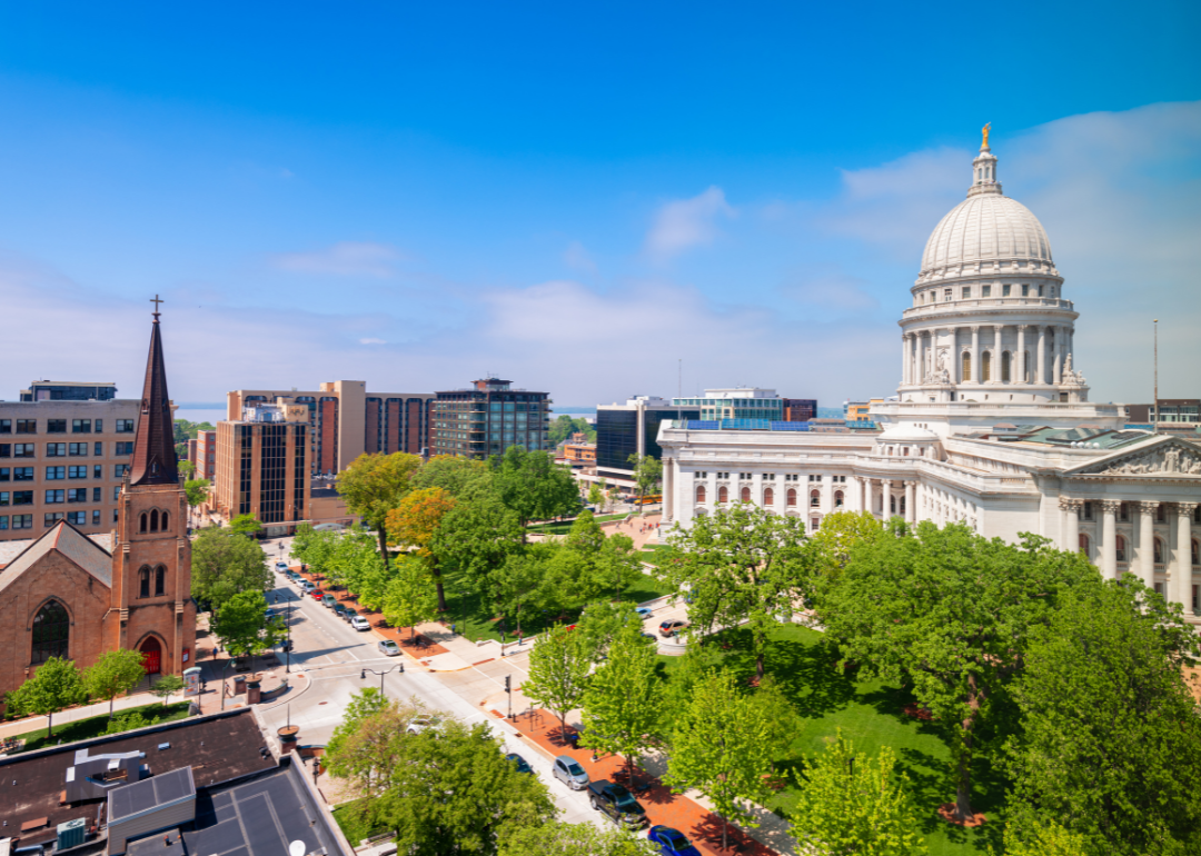 The Capitol building in Madison.