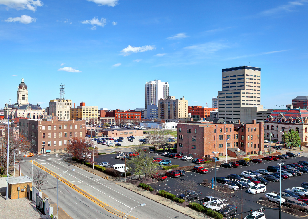 Downtown Evansville.