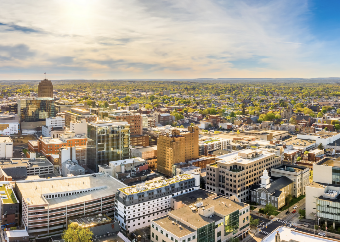 An aerial view of Allentown.