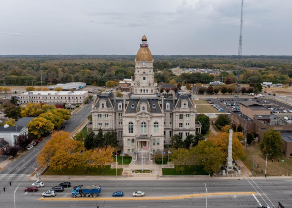 A historic courthouse in Terre Haute.