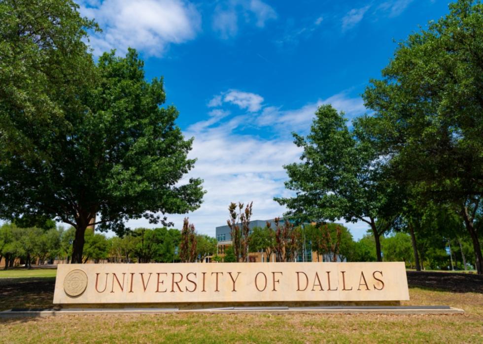 The University of Dallas.