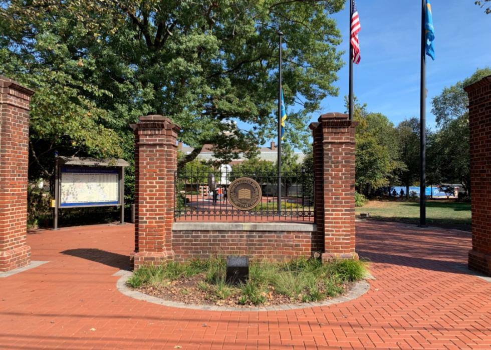 University of Delaware entrance.