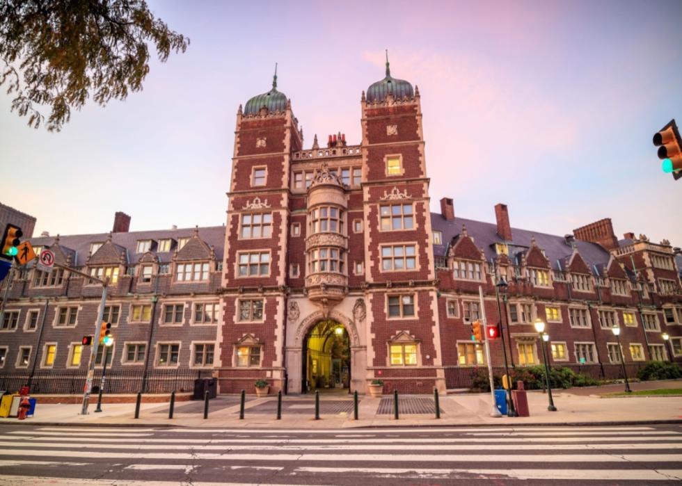 A historic building at University of Pennsylvania.