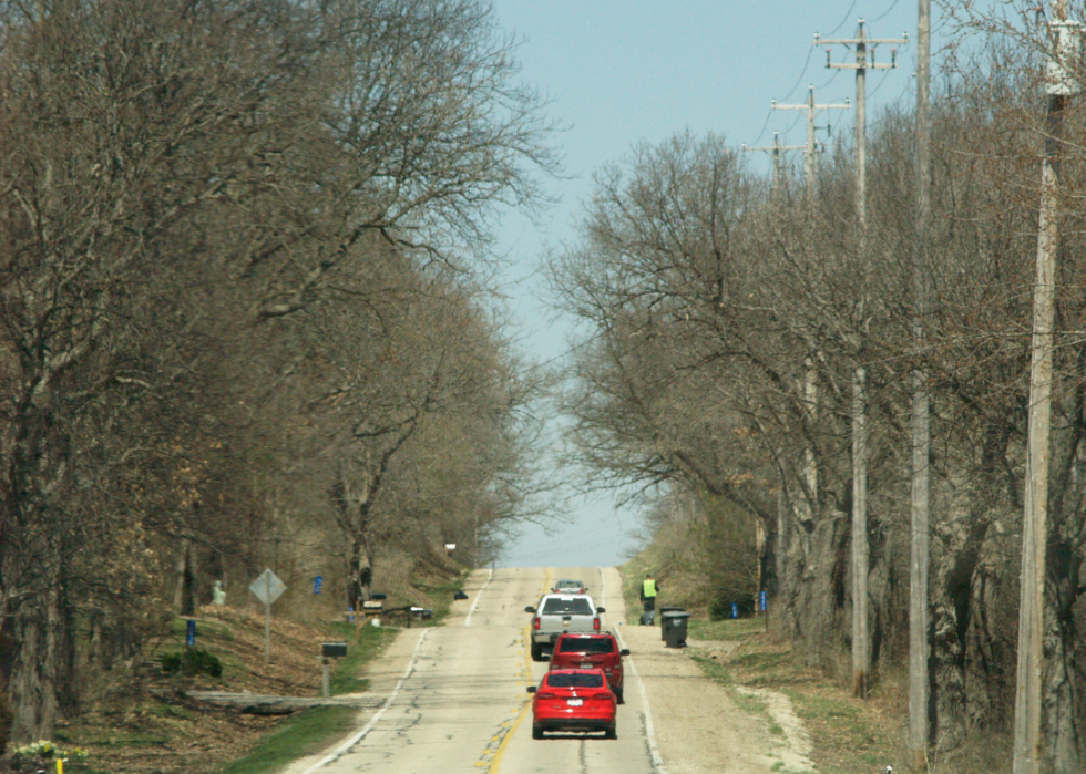 A road in Wisconsin
