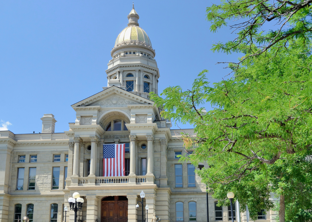 The Wyoming Capitol Building.
