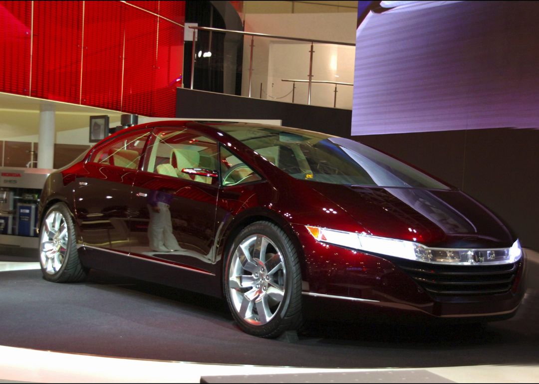 Honda's Exhibition Model "FCX" displayed in Tokyo.