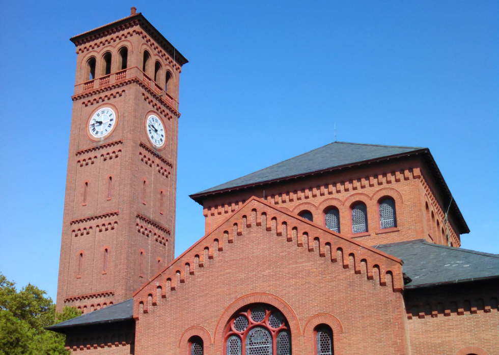 The Monroe Memorial Chapel on the campus of Hampton University