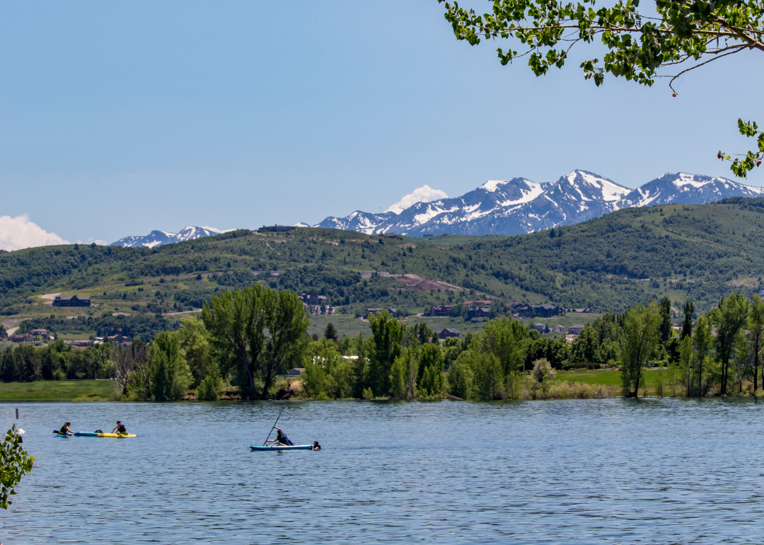 The Pineview Reservoir in Eden.