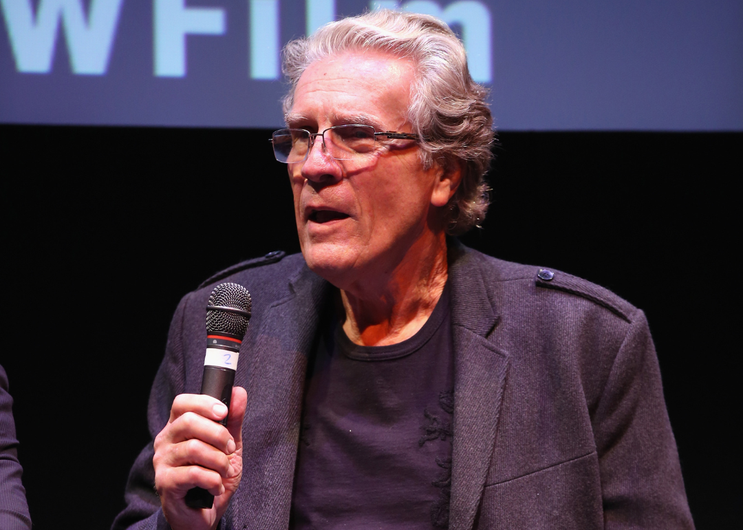 Former professional football player David Kopay speaking onstage at the premiere of "Out To Win" during the 2015 SXSW Music, Film + Interactive Festival at Stateside Theater on March 15, 2015, in Austin, Texas.
