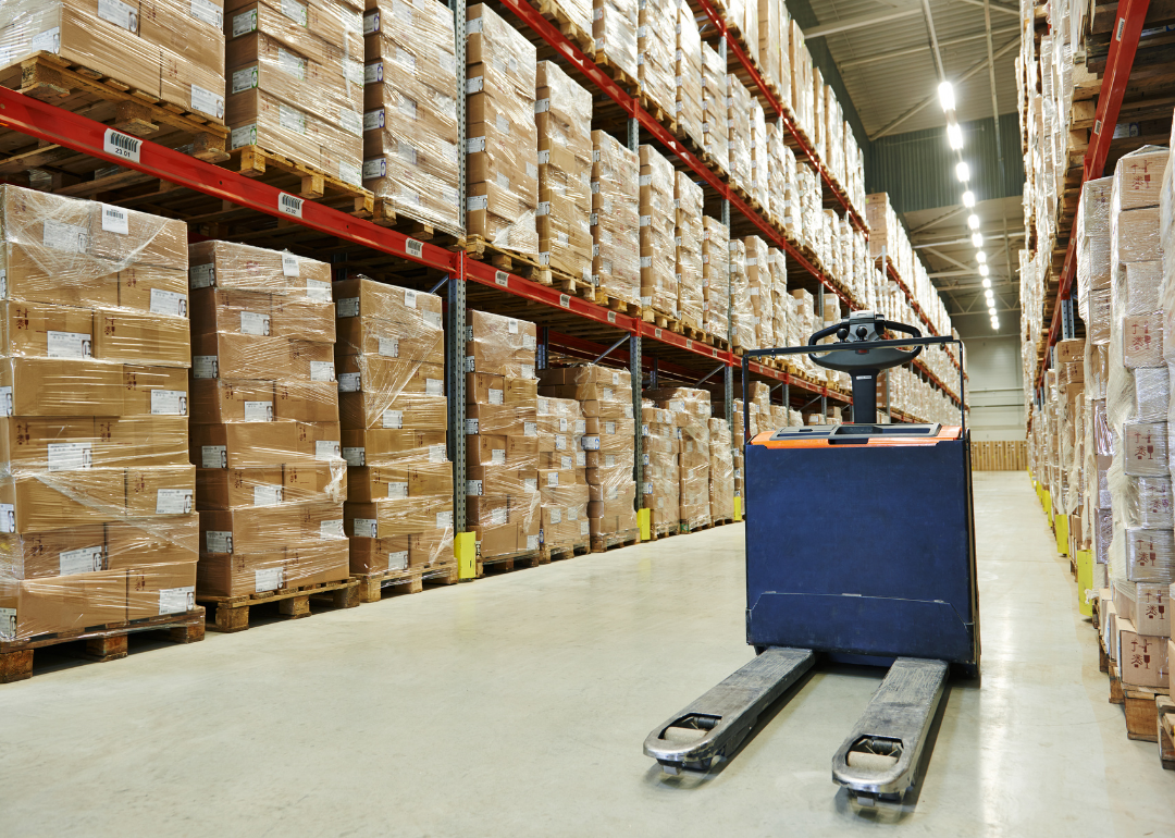 A wholesale warehouse