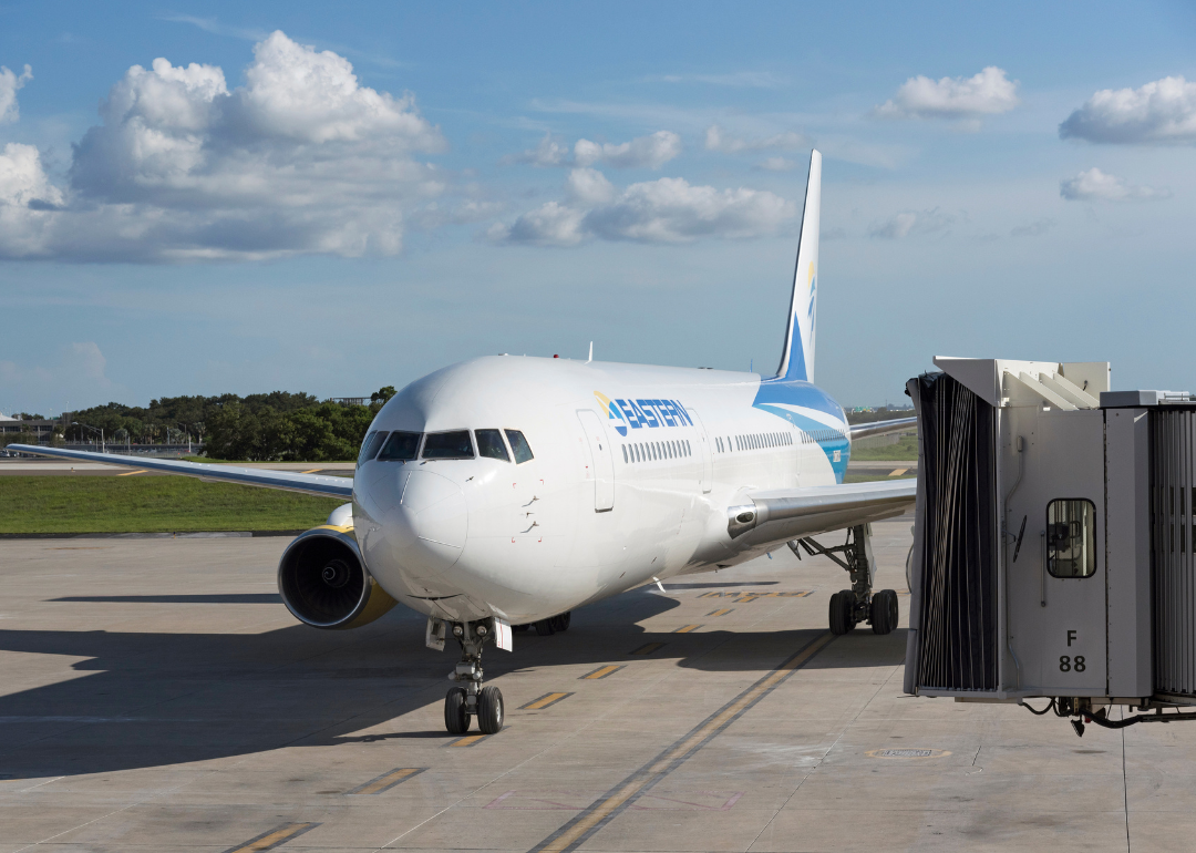 An Eastern Air Lines Boeing 767-300 at Tampa International Airport