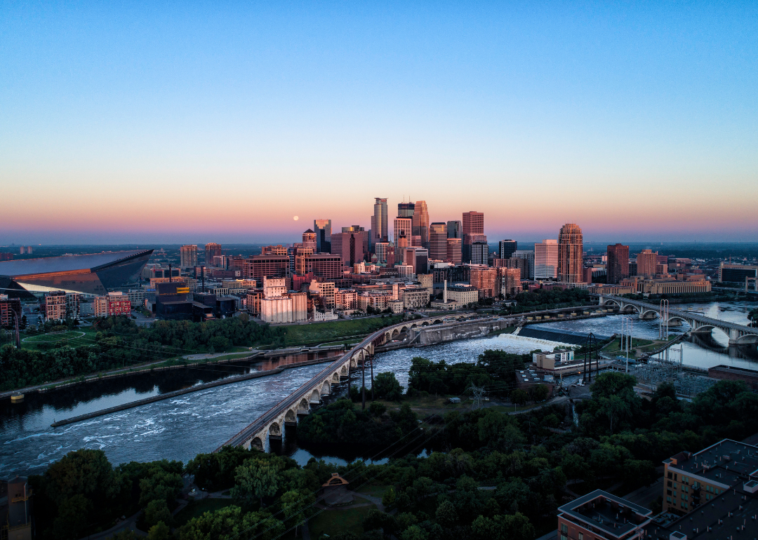 Minneapolis at sunsrise.