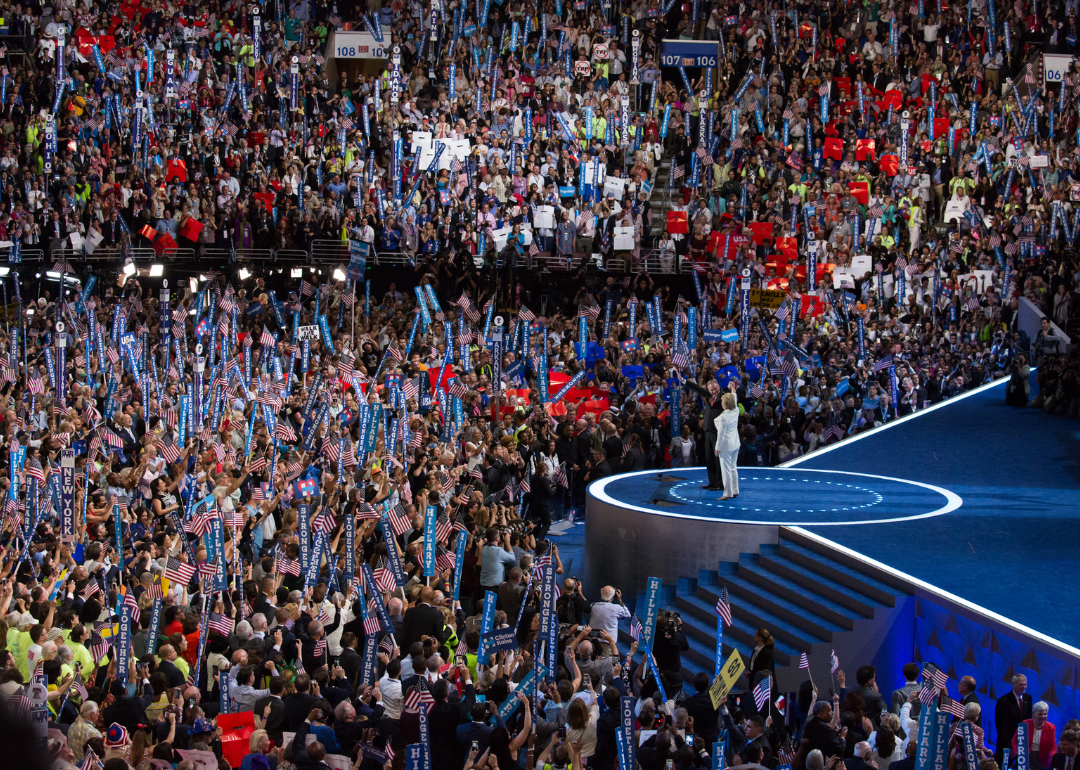 The last day of the Democratic National Convention in 2016.