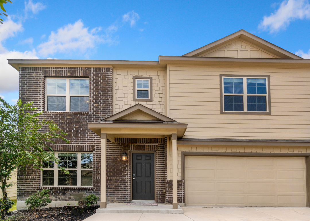 A modern, new construction home in Louisiana.