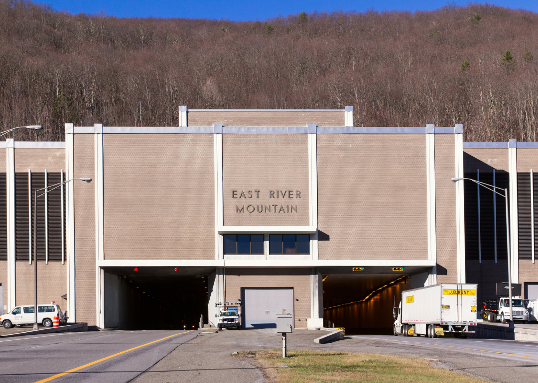 The East River Mountain Tunnel.