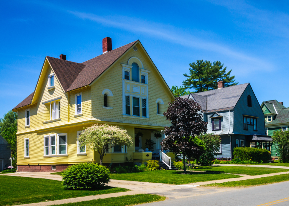 A neighborhood in Vermont