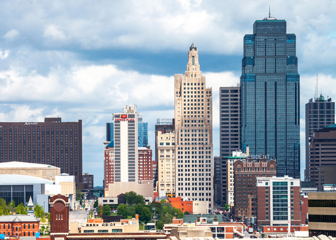 A view of the skyline in Kansas City.