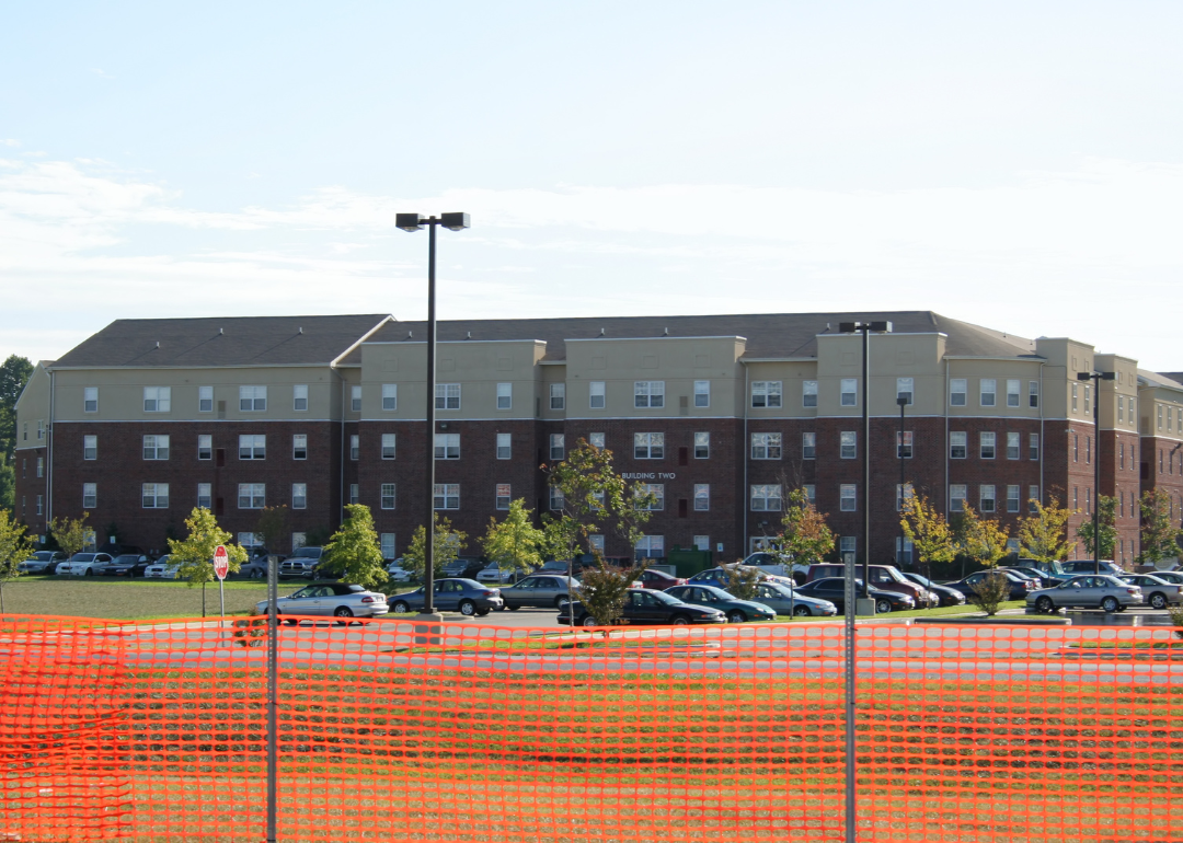 A building on the campus of Delaware State University in Dover.