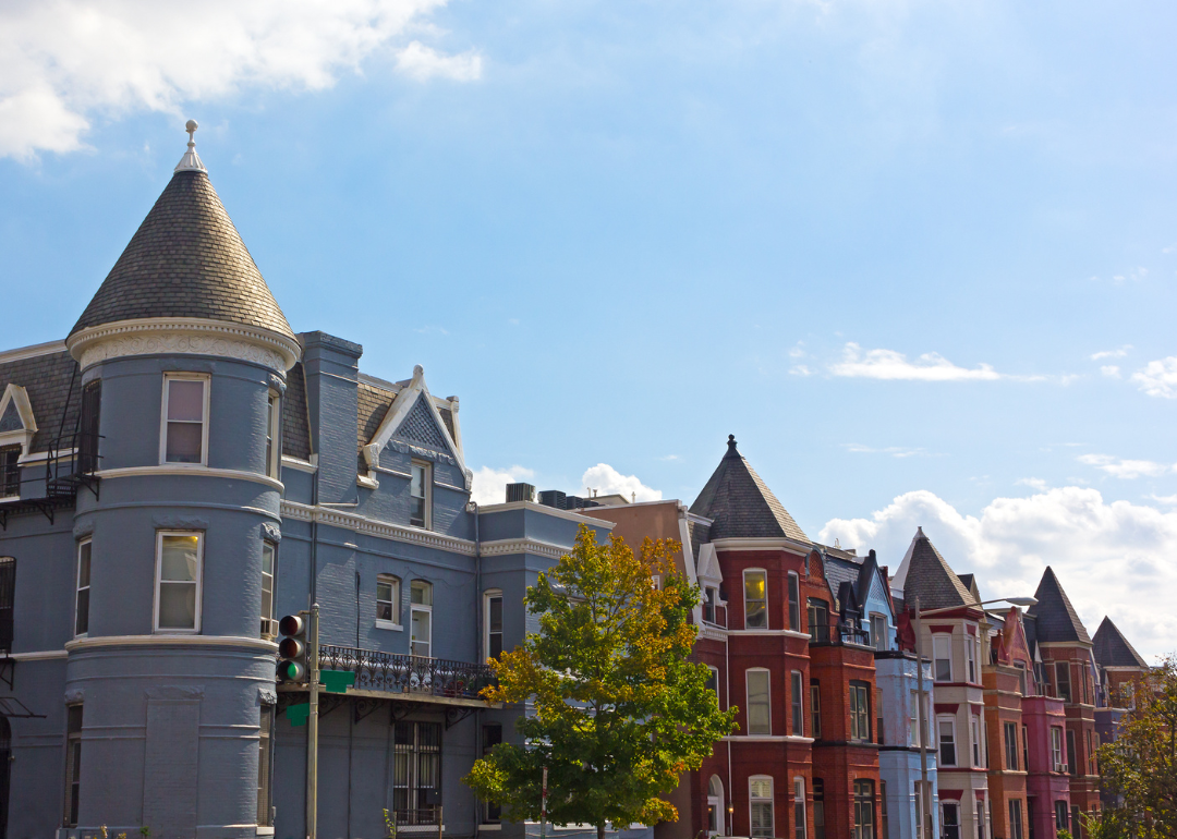 Historic townhouses of the Shaw neighborhood.