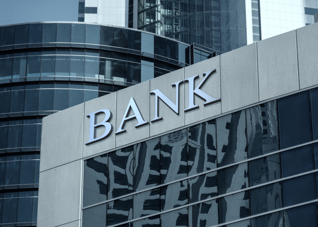 A bank building