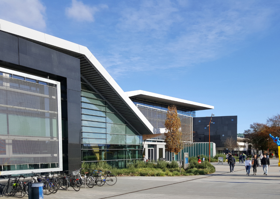 A college university campus