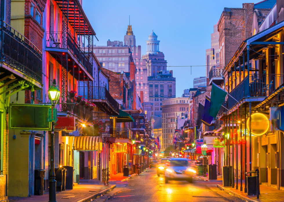 The French Quarter of New Orleans, Louisiana