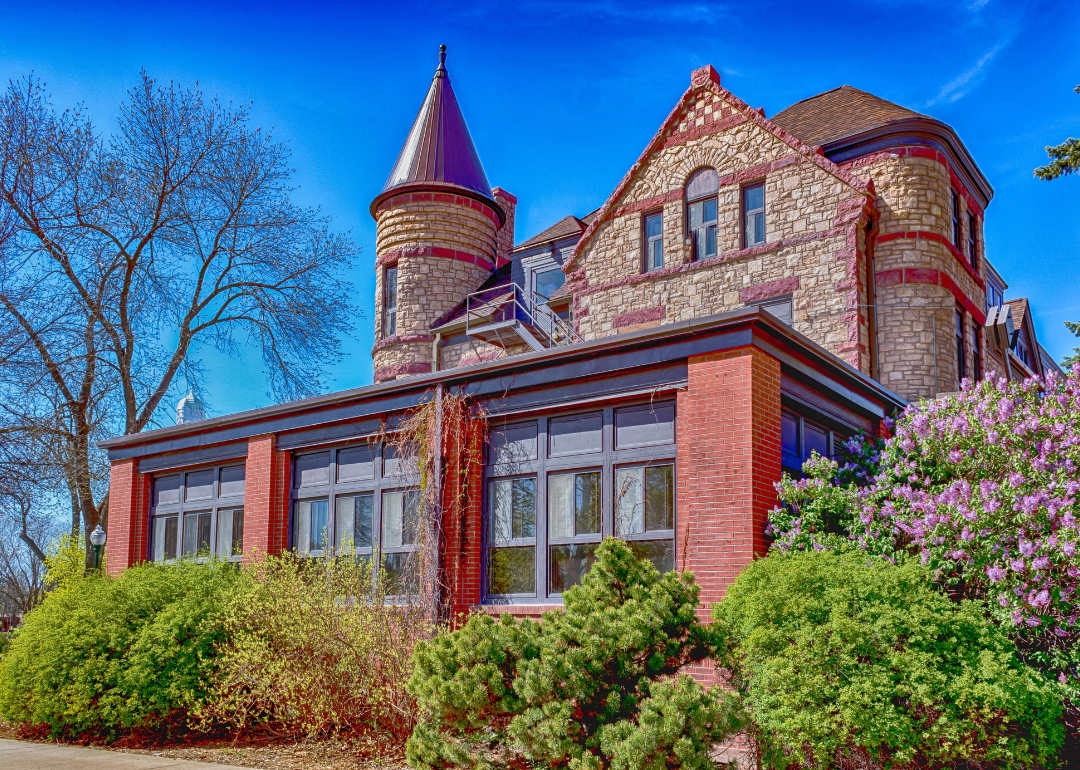 East Hall on the campus of the University of South Dakota.