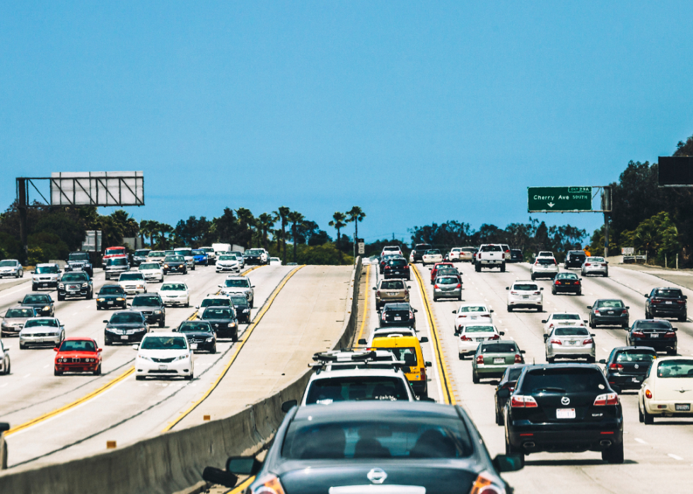 California highway traffic