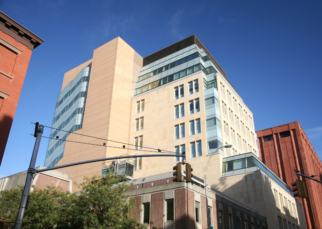 Campus buildings at New York University.