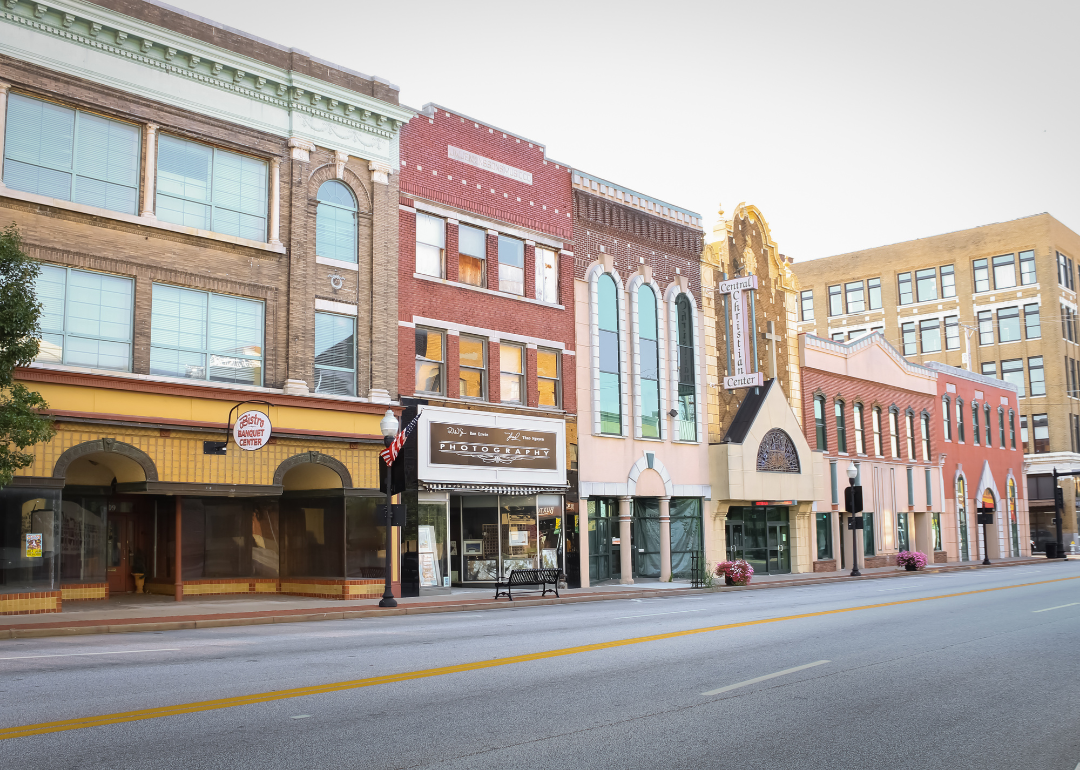 Main street in downtown Joplin.