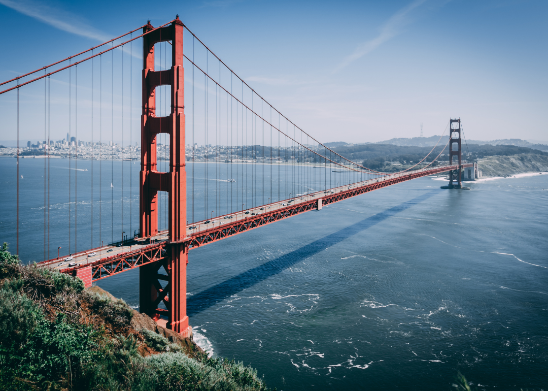 Golden Gate Bridge in San Francisco.